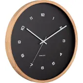 Karlsson Wandklok Modesta - Zwart - 5.5x41.6x41.6cm - Wandklok Modern