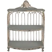 Clayre & Eef Wandkast 38x23x55 cm metaal