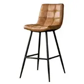 Tower Living Navarra Barstoel - fabric Cognac