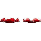 Sagaform Viva kaarsenmanchet 2-pack Bordeauxrood