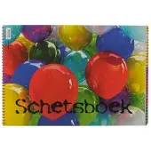 Merkloos Schetsboek Ballon - 297x420mm - 20 vel 120 G/m2