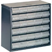 Raaco 630-00 Magazijnkast voor kleine onderdelen (b x h x d) 306 x 283 x 150 mm Aantal vakken: 30 Piece Inhoud 1 stuk(s)