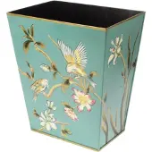 MEA Prullenbak RH Vogel turquoise, 27x18,5x30,5cm