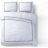 Sleeptime dekbedovertrek Brata - Wit - Microvezel - 1-persoons (140x220 + 60x70cm)