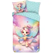 Good Morning Kinder Dekbedovertrek Katoen Renforcé Twinkle - multi 140x200/220cm