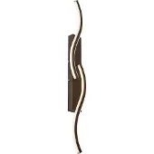 QAZQA Design wandlamp donkerbrons 3-staps dimbaar 2-lichts - Bummy