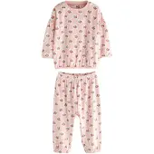Next Nachtkledij 'Cath Kidston' blauw / groen / rosa / wit