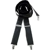 Collection JB - Bretels - bretels polyester stof zwart repp - zwart