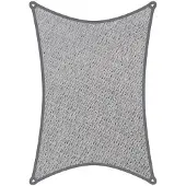 Coolaroo schaduwdoek rechthoek 5x3m Grijs | 340gr/m2