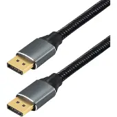 MaxTrack C303-2L DisplayPort-kabel DisplayPort Aansluitkabel DisplayPort-stekker 2 m Zwart 16K UHD, Aluminium-stekker, Vergulde steekcontacten