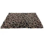 Martin Vetbed print luipaardprint beige/zwart gerecycled 75x50 cm