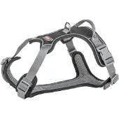 Trixie hondentuig premium active zwart 60-75x2,5 cm