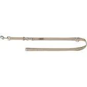 Trixie hondenriem premium verstelbaar zand taupe 200x2,5 cm