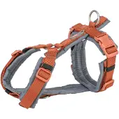 Trixie - Hondentuig - Premium - Trekking - Roest Bruin/Grafiet Grijs - 36-44X1,5 cm