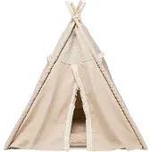 Trixie kattenmand tipi boho beige