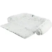 Trixie - Sofa - Hondenbed Harvey - Meubelbeschermer - Hoekig - Wit/Zwart - 90X90 cm