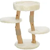 Trixie krabpaal santo hout creme - 38x38x73 cm