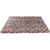 Martin Vetbed print luipaardprint beige/zwart gerecycled 100x75x2 cm