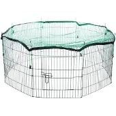 Trixie natura knaagdierren met beschermnet groen - dia 150 cm 60x57 cm