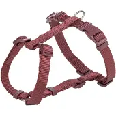 Trixie hondentuig premium h-tuig sangria rood 60-87x2,5 cm