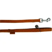 MACLEATHER looplijn voor hond bruin 120x2 cm