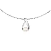 Trendjuwelier huiscollectie 1326692 Zilveren Ketting Parel 1,5 mm 42 + 3 cm