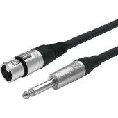 VivoLink PROAUDXLRFJACK6 audio kabel 6 m XLR 6.35mm Zwart