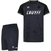 Cruyff Icon Trainingsset Zwart Grijs Wit
