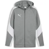 Puma Sportsweatvest grijs / wit