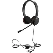 Jabra Evolve 20 Bedraad Headset Over het hoofd USB Stereo Zwart