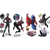 RoomMates SPIDER-MAN MILES MORALES PEEL AND STICK MUURSTICKERS