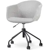 Nolon Bureaustoel Nout-Otis | chenille grijs 59.5x84x56 cm bureaustoelen | NADUVI