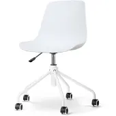 Nolon Bureaustoel Nout-Pip | kunststof wit 44.5x85x51.5 cm bureaustoelen | NADUVI