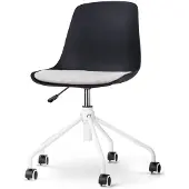 Nolon Bureaustoel Nout-Liv | kunststof zwart 44.5x85x51.5 cm bureaustoelen | NADUVI