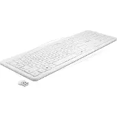 DeLOCK USB -toetsenbord 2.4 GHz draadloos wit (plat)