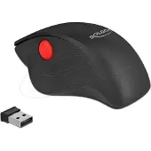 DeLOCK draadloze USB muis met 3 knoppen - 1600 DPI / zwart