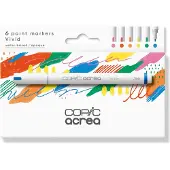 Copic Acrea Paint Marker 6-set Vivid Colours
