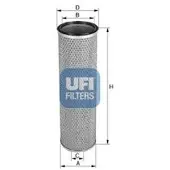 Ufi 27.018.00 Luchtfilter