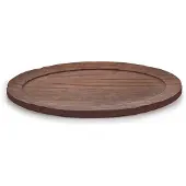 Serax Dienblad Oval Dark Brown Silhouette 30 x 21 cm