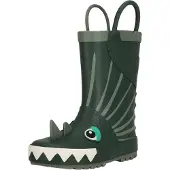 ZigZag Regenlaarzen 'Rook' groen
