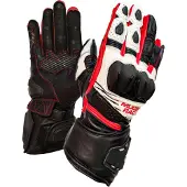 MUGENRACE Linea Sport Zwart Witte Rode Handschoenen Maat M