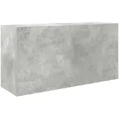 vidaXL Badkamerwandkast 80x25x40 cm bewerkt hout betongrijs