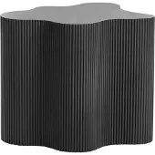 Beliani PERRY - Bijzettafel - Zwart - MDF