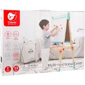 Classic World Houten Magneet- en Schoolbord 2in1, 39dlg..