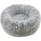 Rosewood hondenmand silver fluff grijs - 66x66 cm