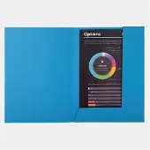 Exacompta 2-flap mappen 216019E Blauw Karton 24 x 32 cm 250 Stuks