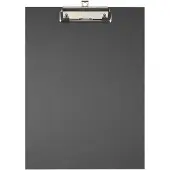 Exacompta 10x Klemplaat in gecoat papier - 23x32cm voor A4 - Zwart - 17291E