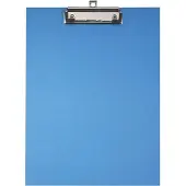 Exacompta 10x Klemplaat in gecoat papier - 23x32cm voor A4 - Blauw - 17292E
