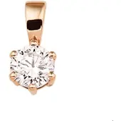 The Jewelry Collection Roségoud Hanger zirkonia 4400325