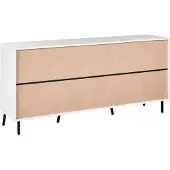 Beliani BLACKPOOL - Dressoir - Wit - Vezelplaat
